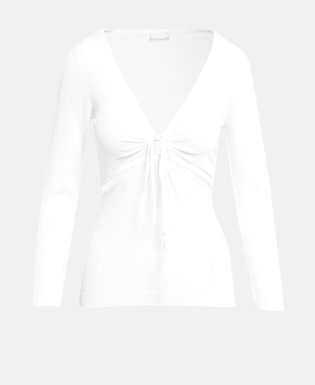 

Топ с длинными рукавами Liu Jo, шерсть белый