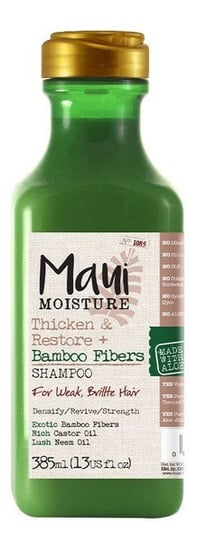 Шампунь с бамбуковыми волокнами шампунь для ослабленных и ломких волос с бамбуком Maui Moisture Thicken&restore +