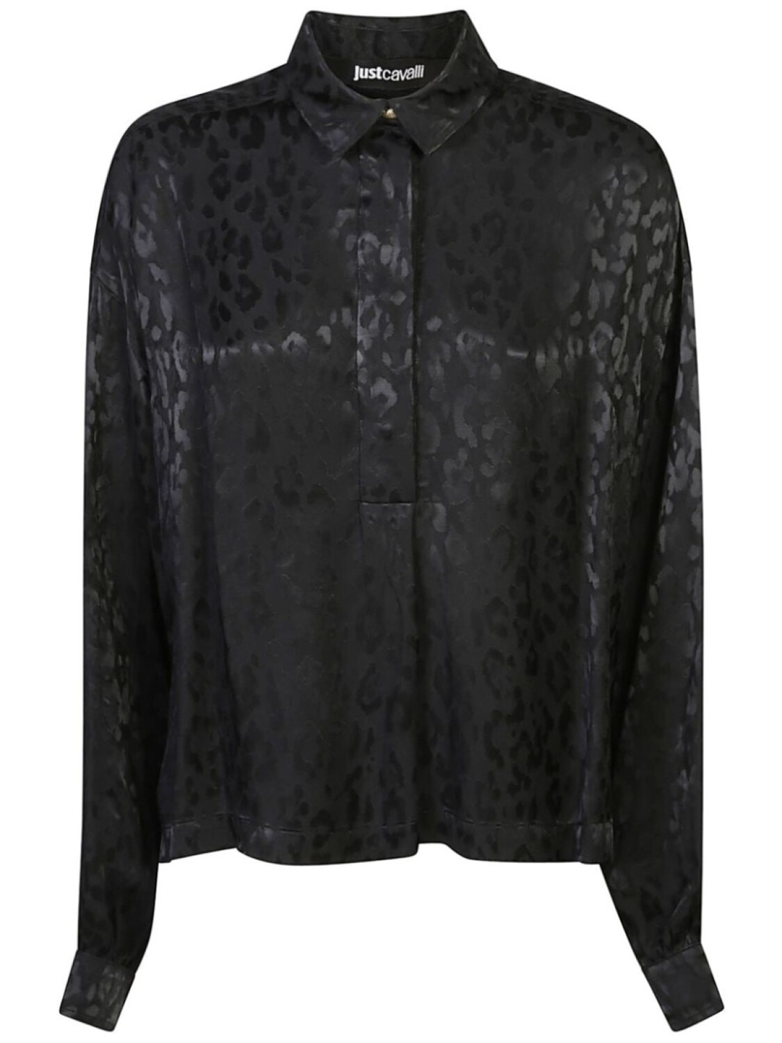 

Just Cavalli жаккардовая рубашка, черный