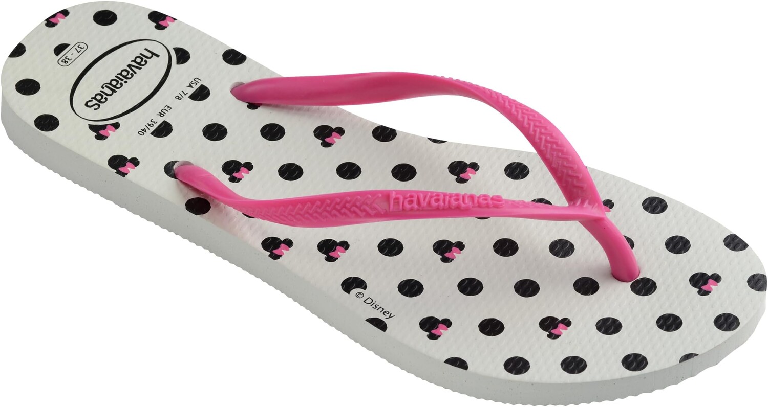 

Сандалии Havaianas Slim Disney, цвет White/Pink Flux
