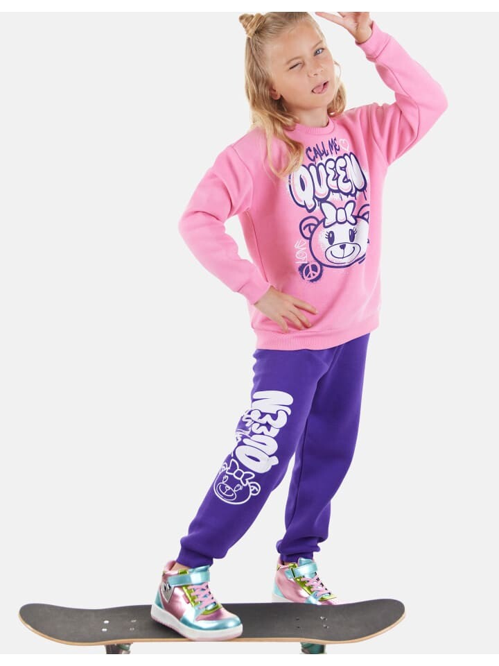 

Спортивная куртка Denokids Trainingsanzug Queen Bear, розовый