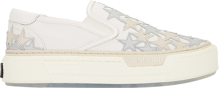 Кроссовки Amiri Stars Court Slip-On 'Alabaster', кремовый кремового цвета низкие кроссовки stars court amiri