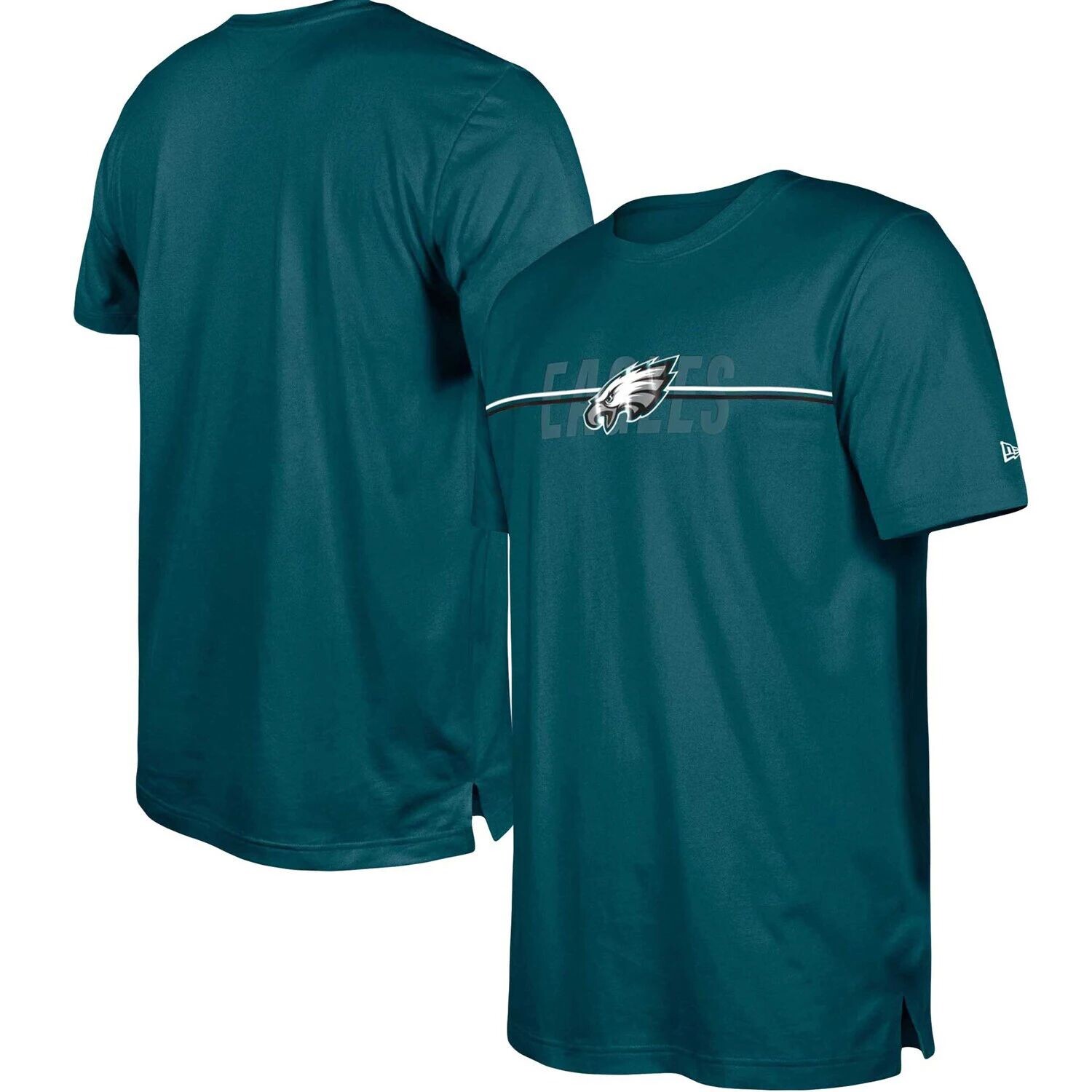

Мужская футболка Midnight Green Philadelphia Eagles 2023 Training Camp NFL New Era