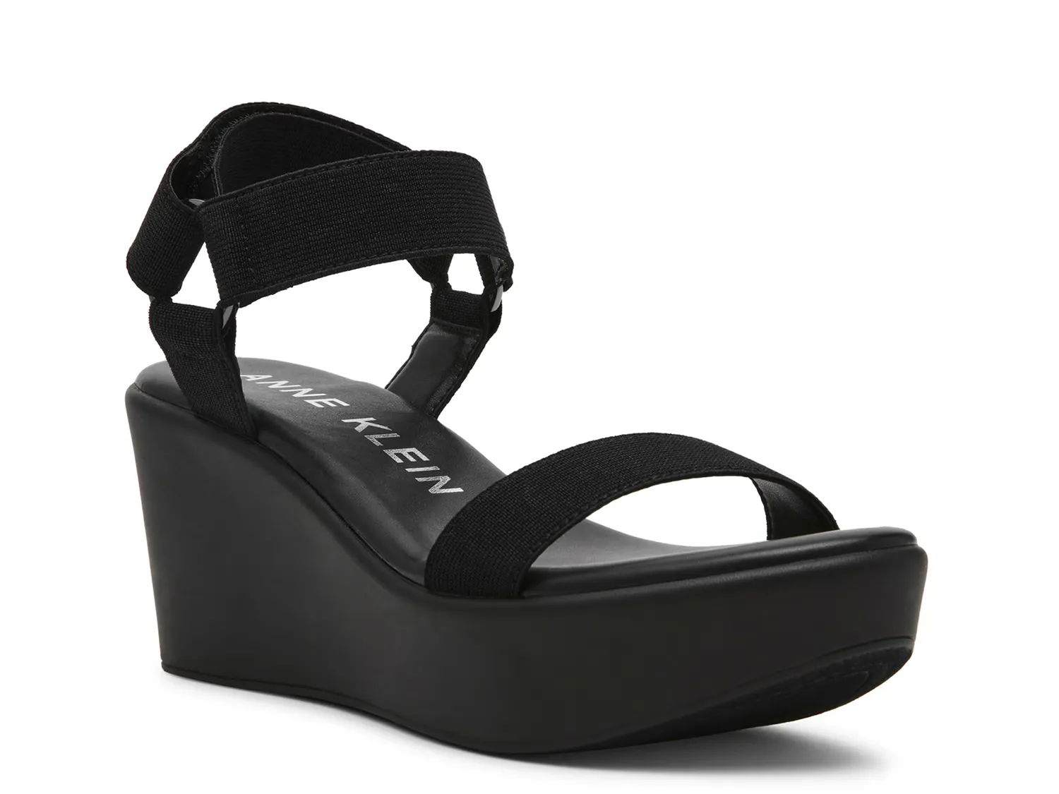 

Сандалии Phi Wedge Sandal Anne Klein, черный