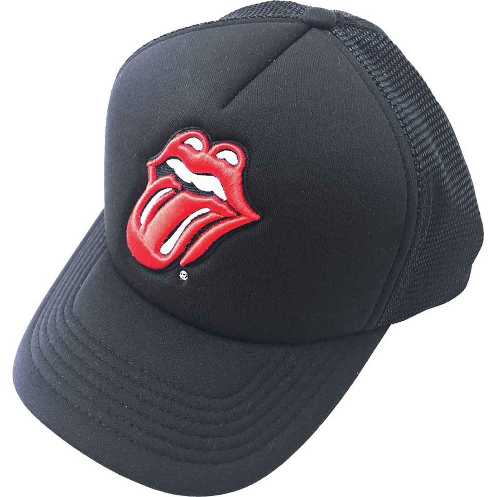 кепка market x rolling stones rock n roll trucker Классическая бейсболка Tongue Trucker Rolling Stones, черный