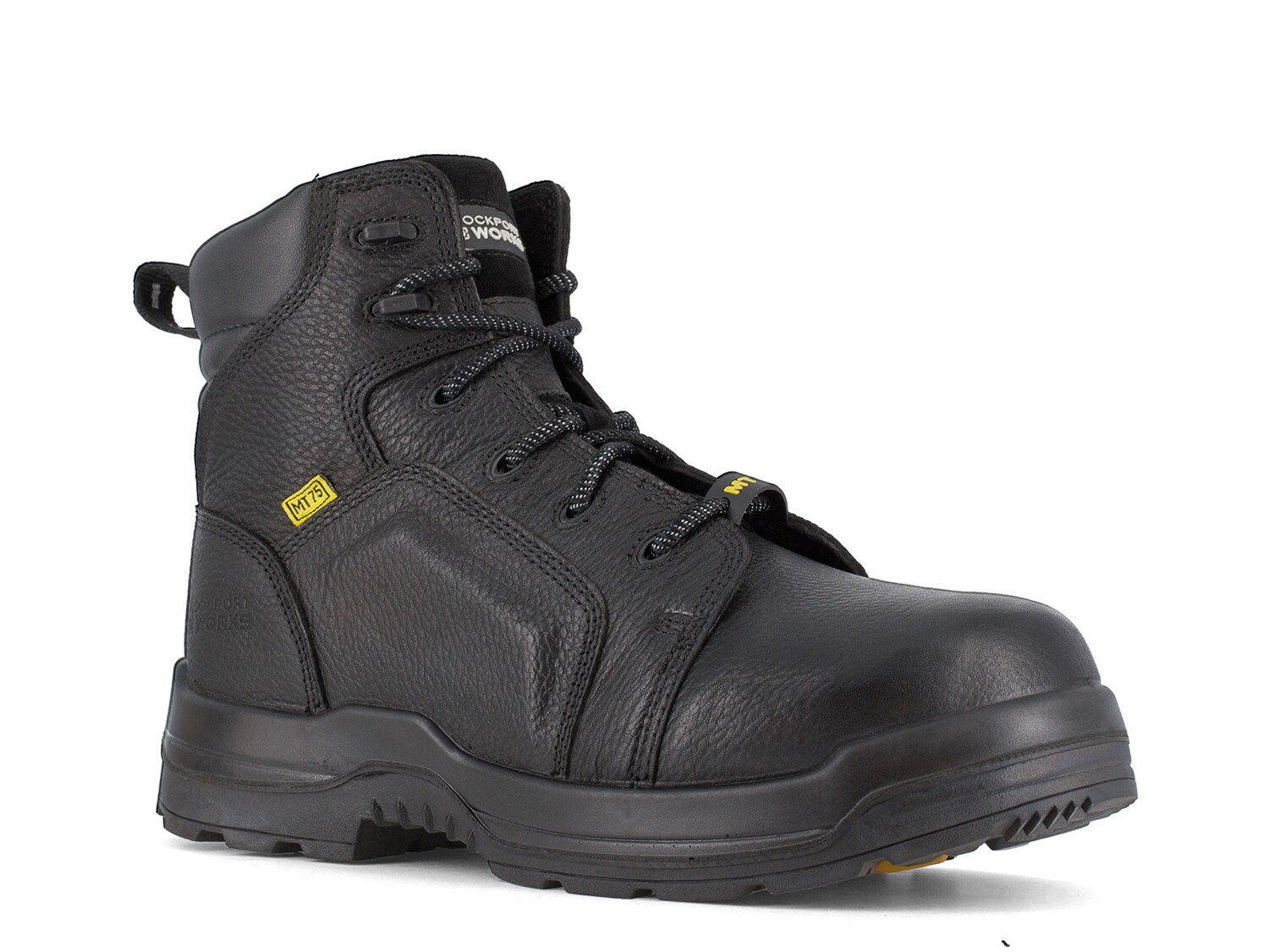 Ботинки Rockport повседневные кожаные на шнуровке, черный цена и фото