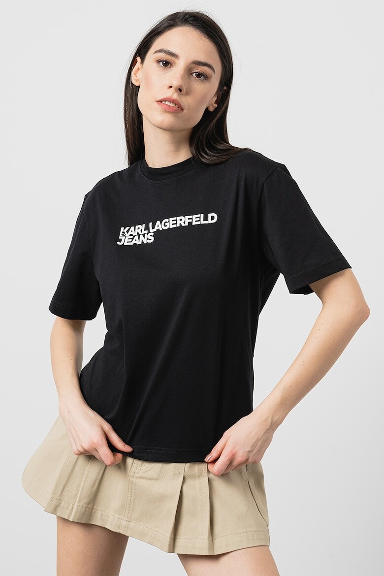 

Футболка из органического хлопка Karl Lagerfeld, черный