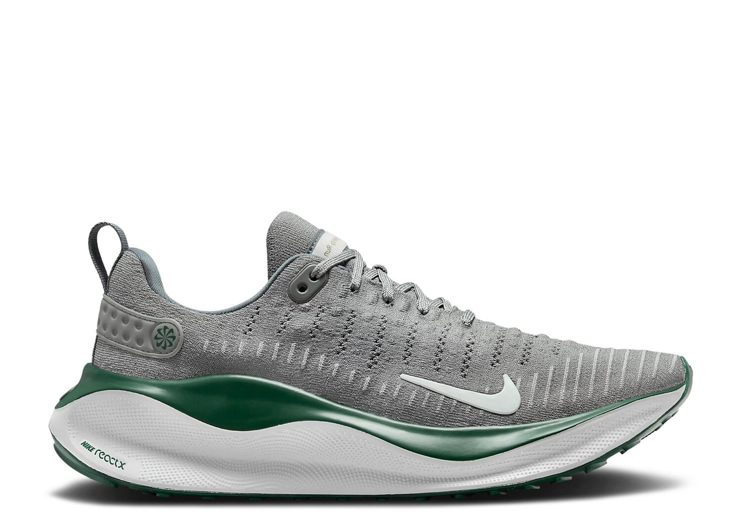 

Кроссовки Nike Reactx Infinity Run 4 'Cool Grey Gorge Green', серый