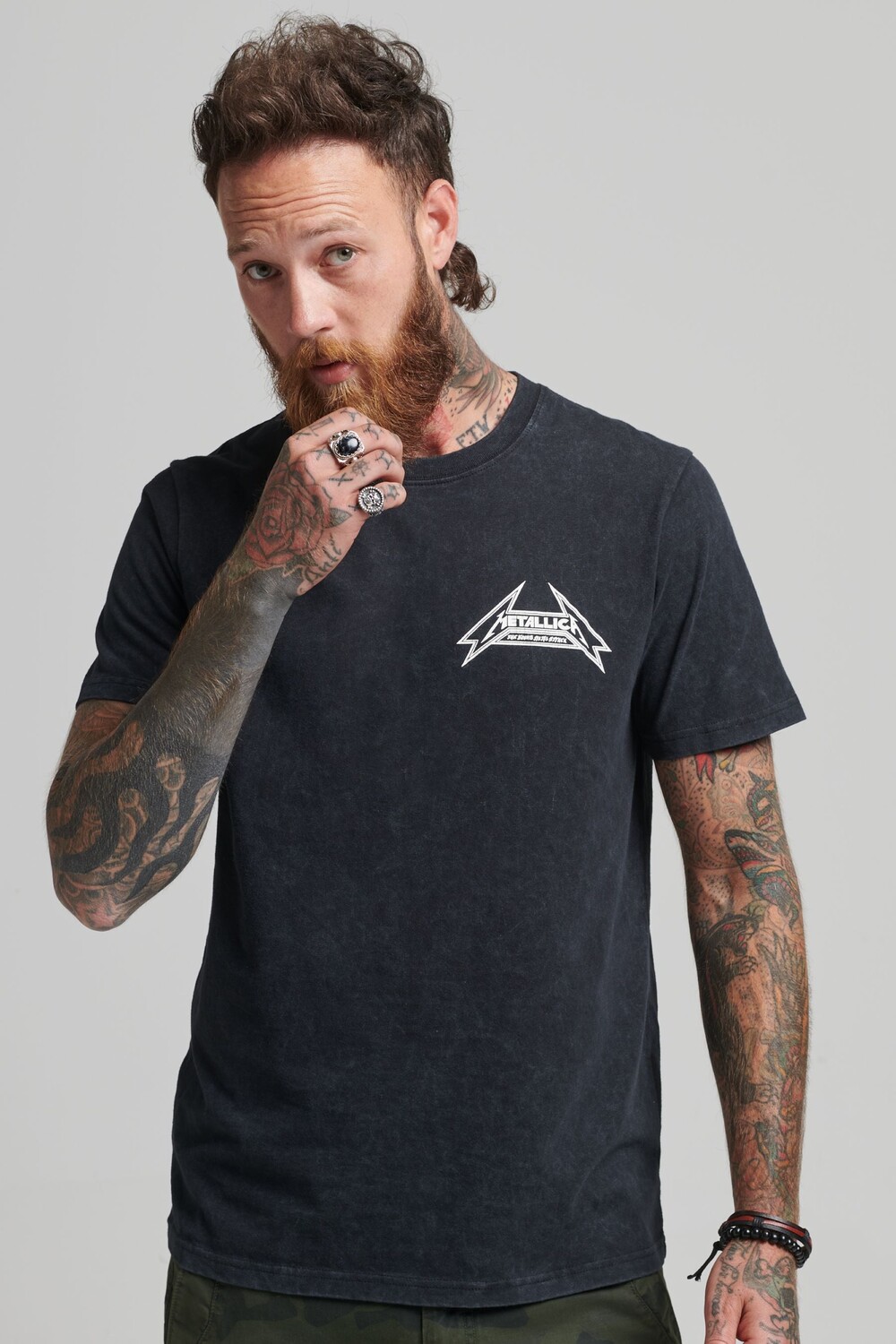 

Футболка Metallica ограниченного выпуска Superdry, черный