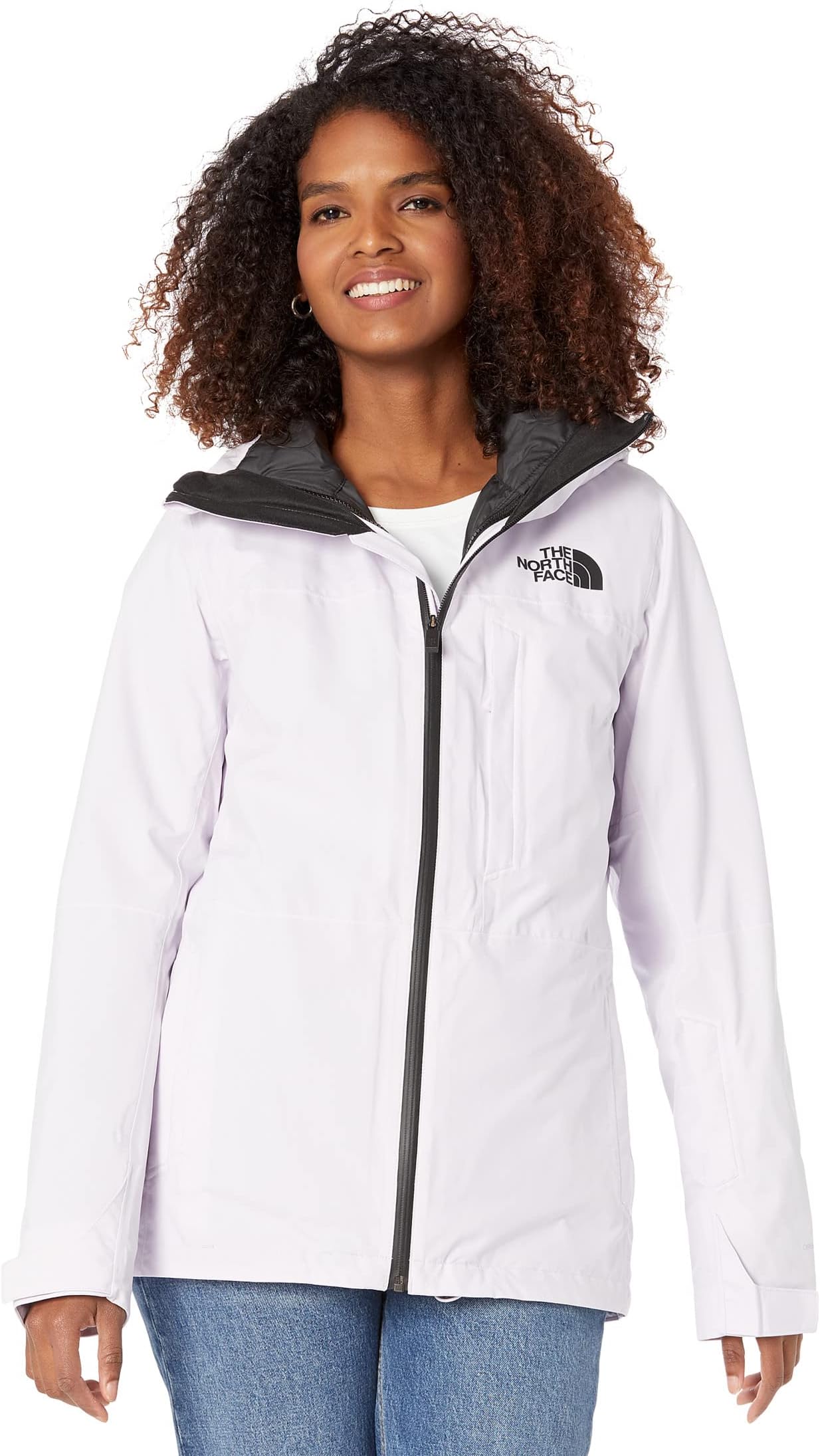 

Куртка Thermoball Eco Snow Triclimate Jacket The North Face, цвет Lavender Fog/TNF Black