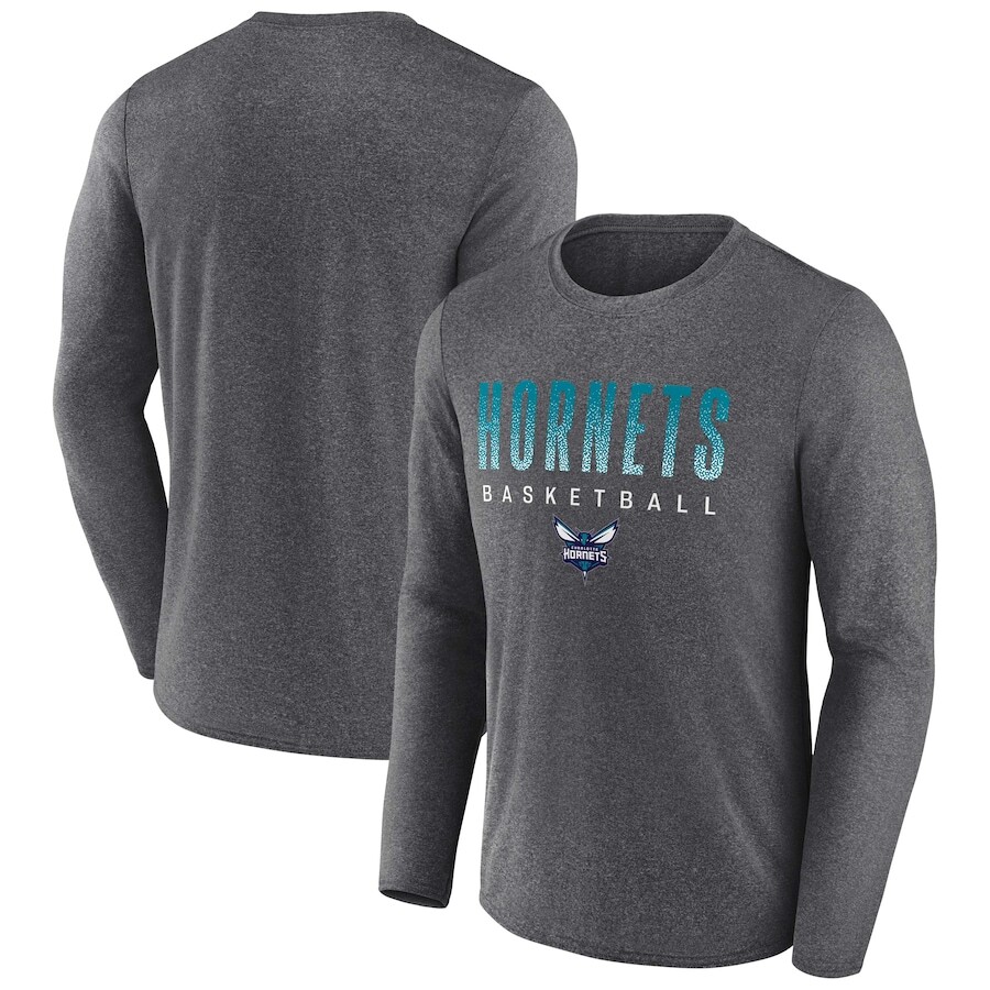 

Футболка с длинным рукавом Fanatics Branded Charlotte Hornets, угольный