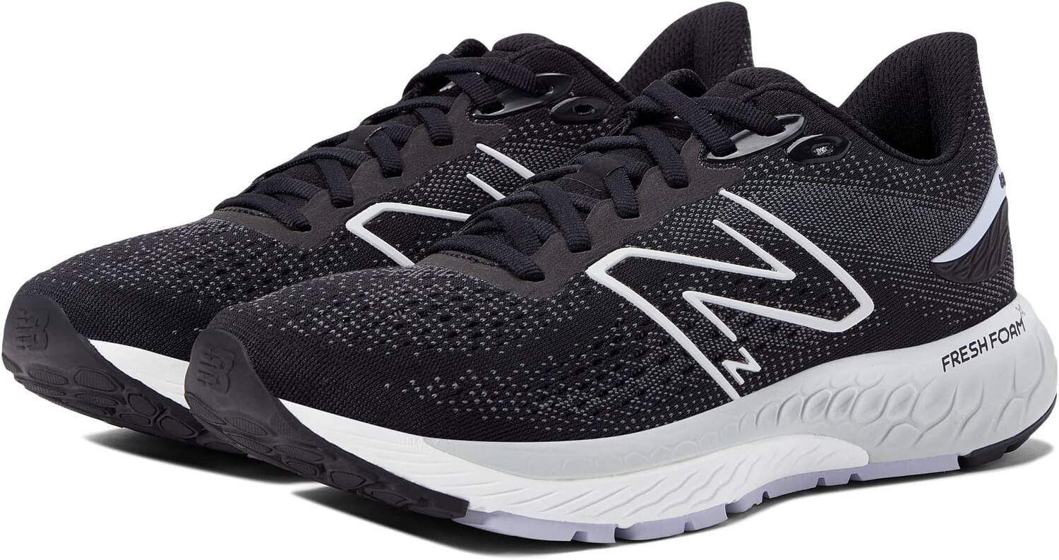 

Кроссовки Fresh Foam X 880v12 New Balance, цвет Black/Violet Haze