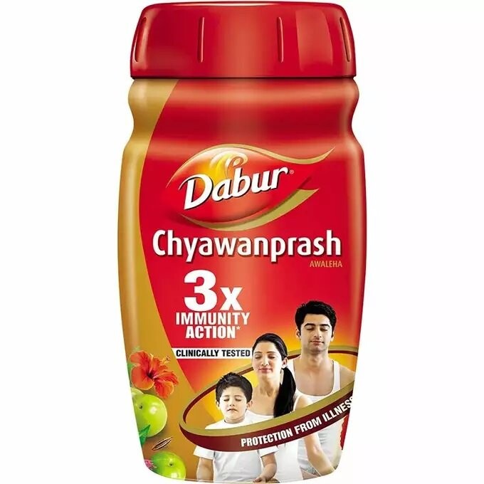 

Dabur, Чаванпраш, 3-кратная паста-джем для укрепления и устойчивости иммунитета, 950 г Inna Marka