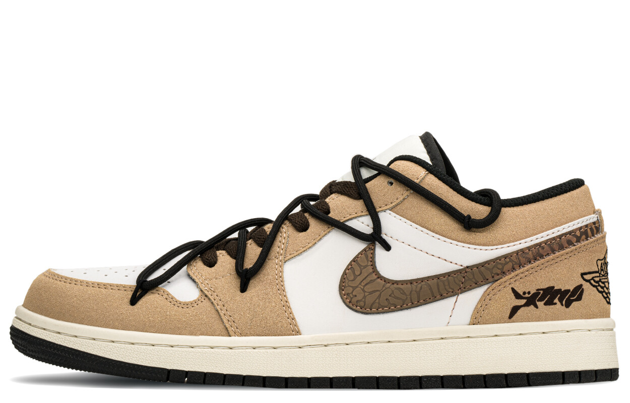 

Кроссовки Jordan 1 Low SE Brown Elephant, коричневый