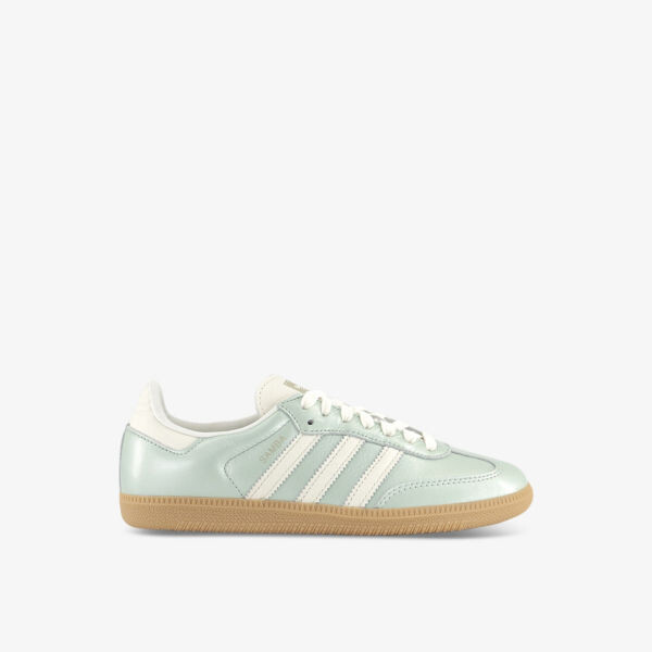 

Низкие кожаные кроссовки Samba og с логотипом Adidas, зеленый