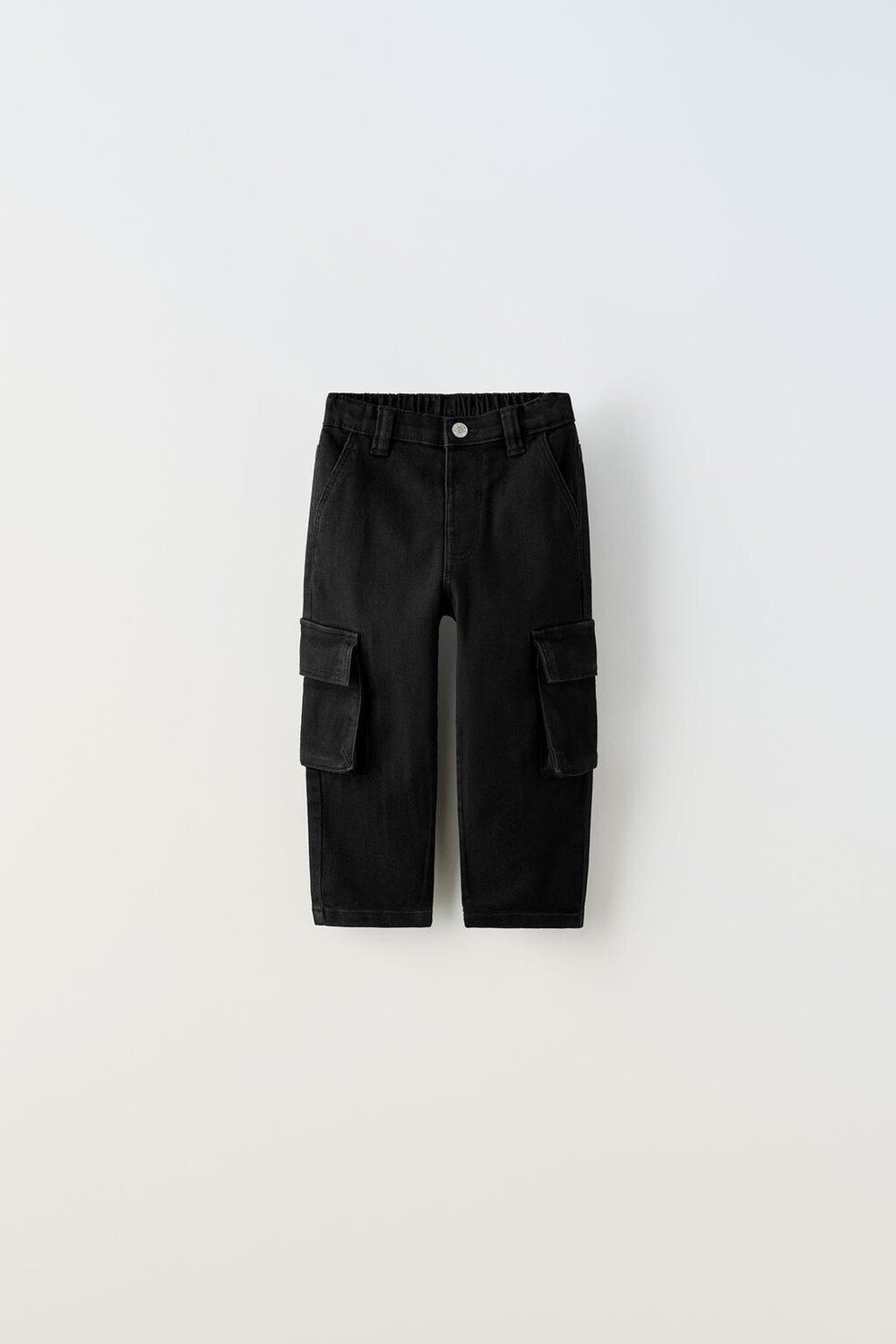 

Джинсы с многокарманами ZARA, черный