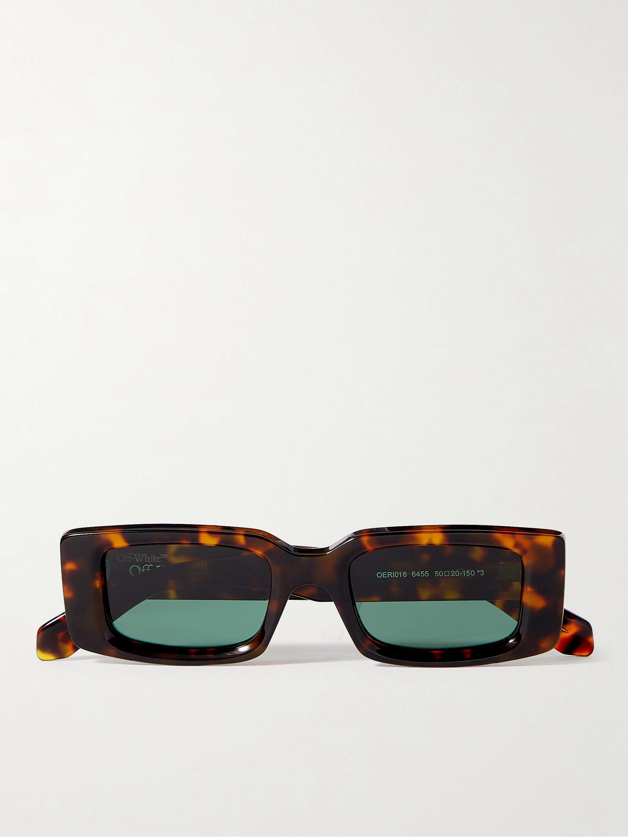 Солнцезащитные очки Arthur в квадратной оправе черепаховой расцветки из ацетата OFF-WHITE, черепаховый