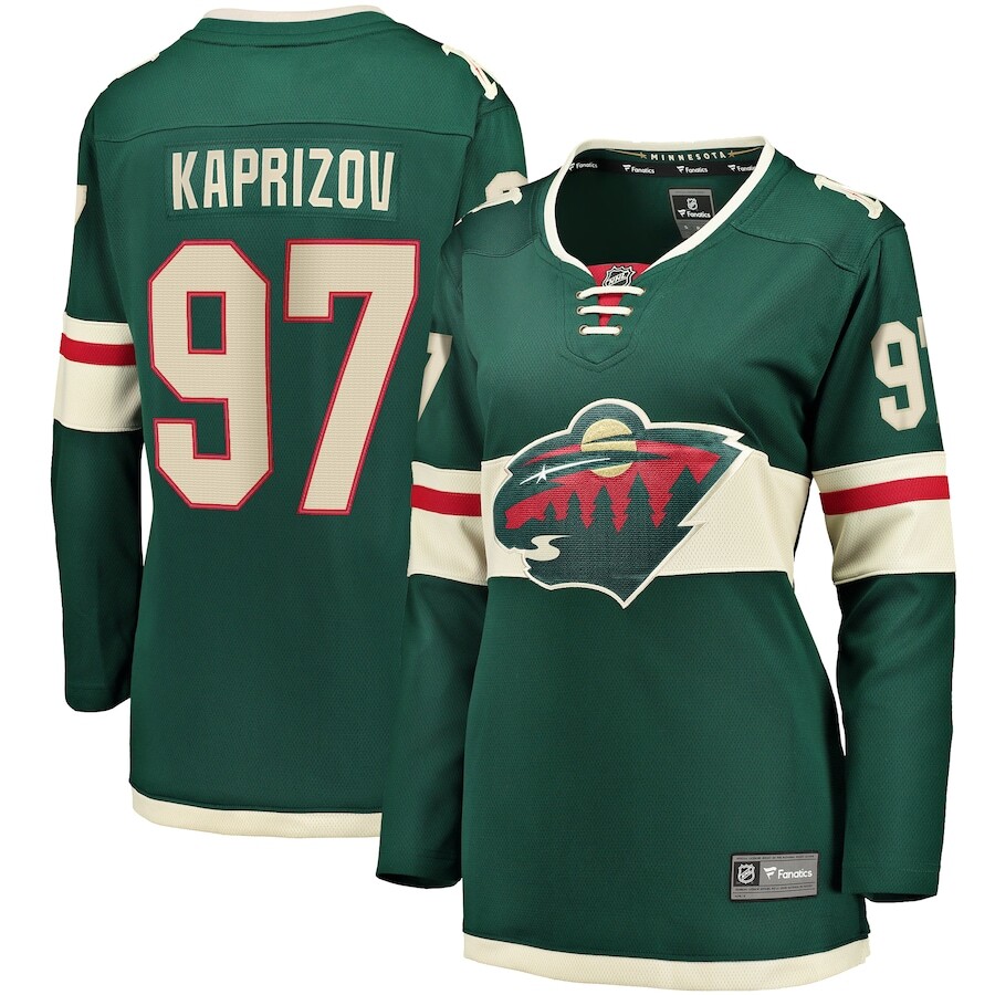

Джерси Fanatics Branded Minnesota Wild, зеленый