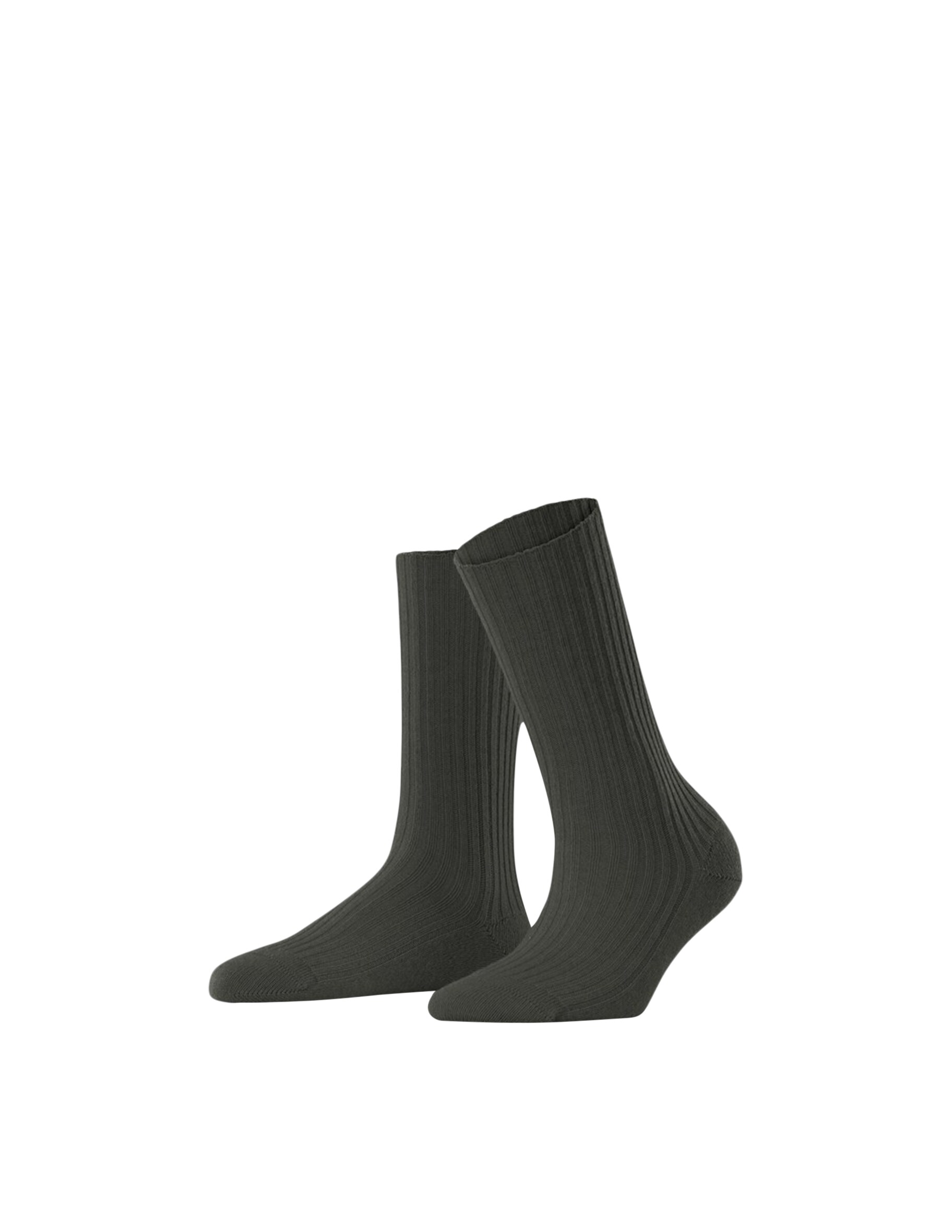 Уютные шерстяные носки-сапожки Falke, черный уютные шерстяные носки falke цвет jasper brown