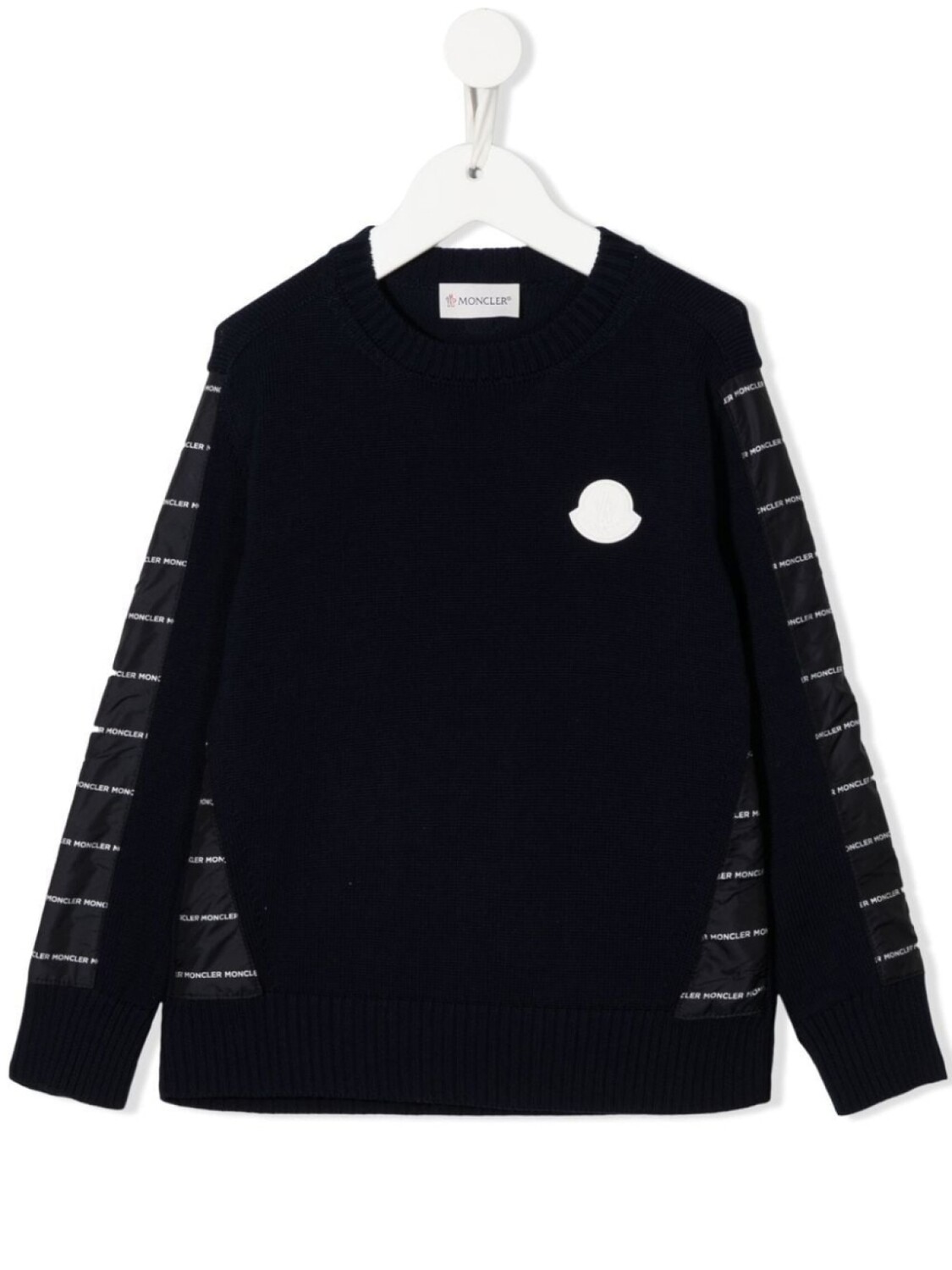 

Moncler Enfant джемпер с логотипом, синий