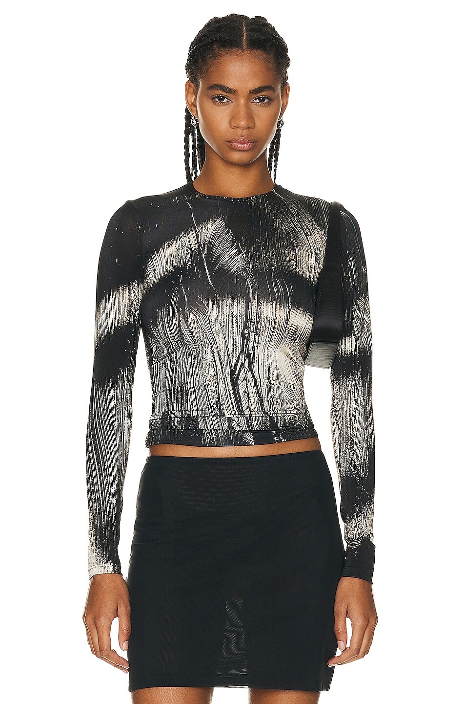 

Топ Louisa Ballou Longsleeve, цвет Painted Black