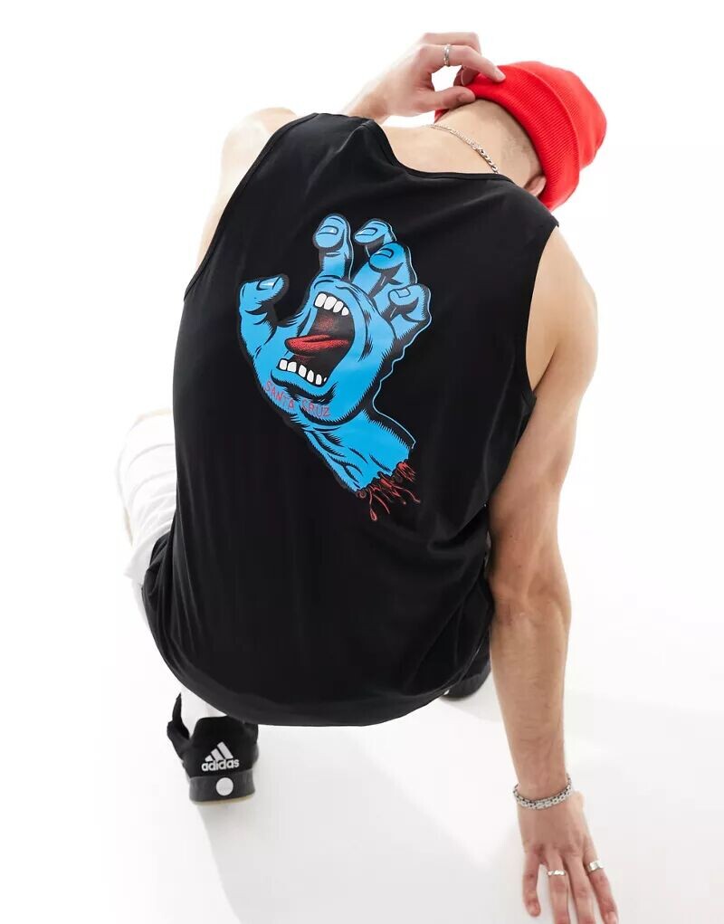 

Черная майка Santa Cruz Screaming Hand