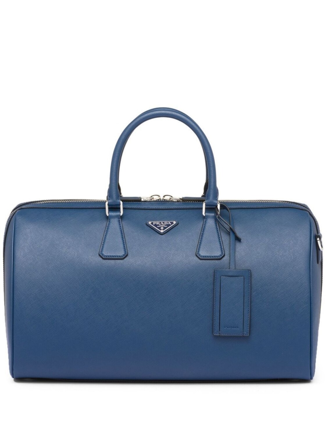 

Prada дорожная сумка с нашивкой-логотипом, синий