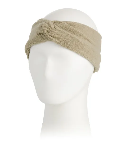 

Мягкая флисовая повязка на голову Madewell, цвет Ash Green