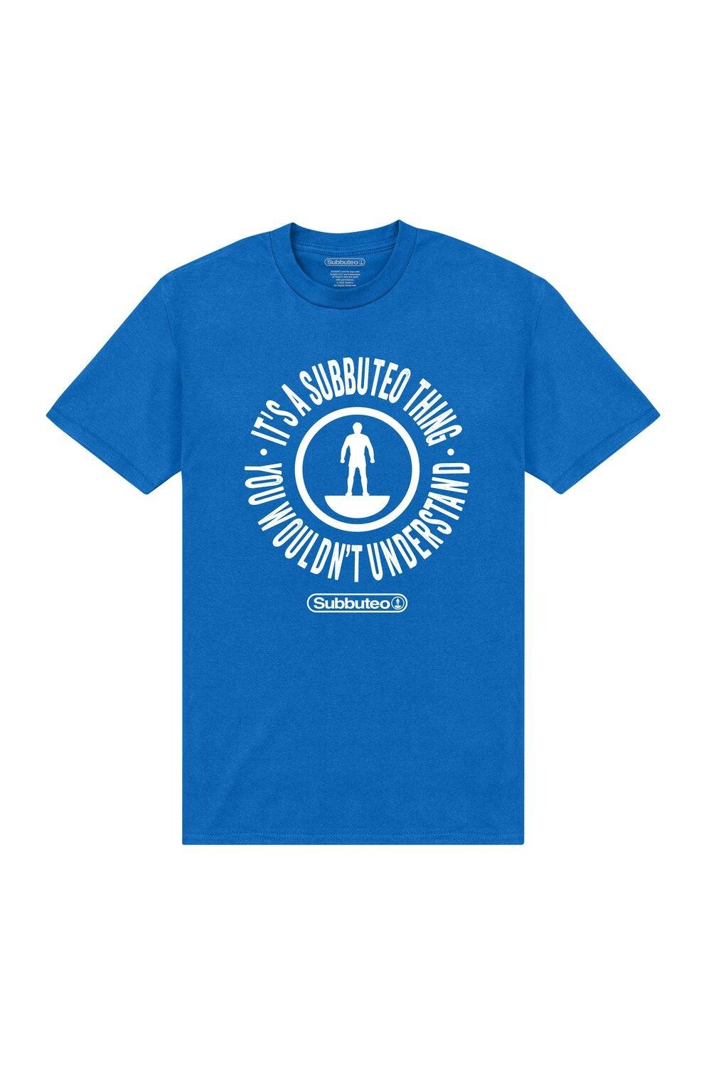 

Футболка Thing Royal Blue Subbuteo, синий