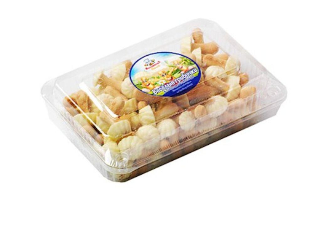 

Печенье Грибочки в белом шоколаде 250г. Sonstiges