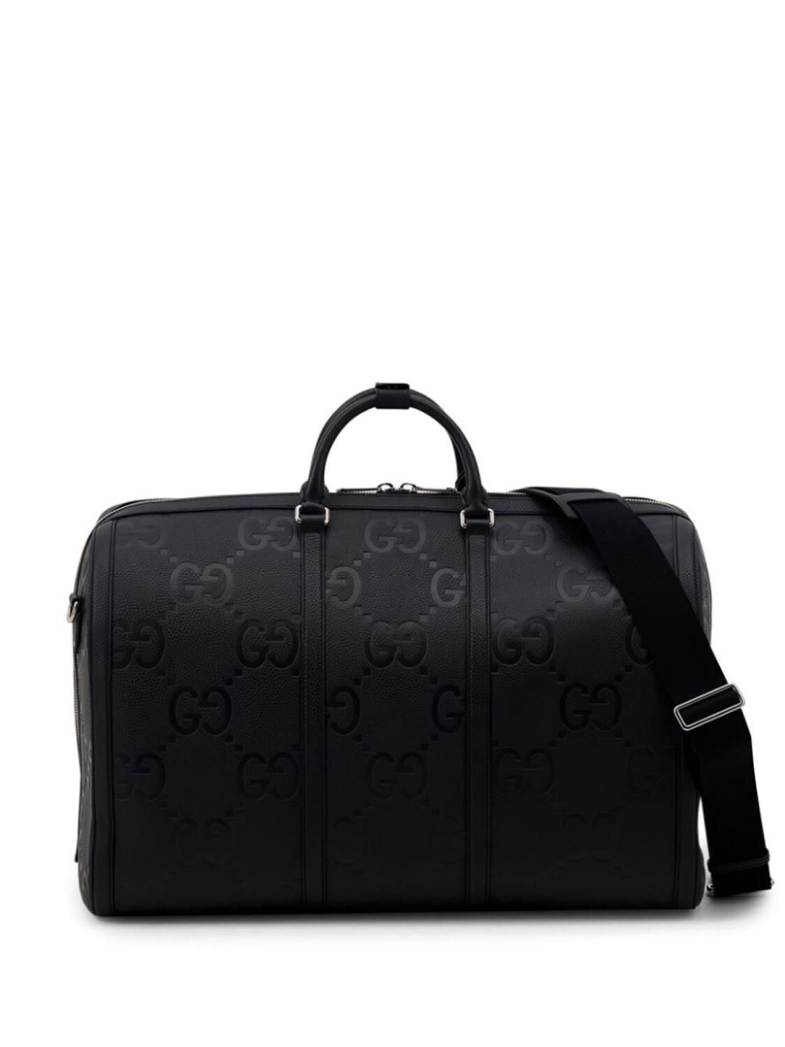 

Gucci большая дорожная сумка с узором Jumbo GG, черный