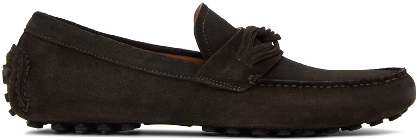 

Коричневые лоферы для водителей Ferragamo
