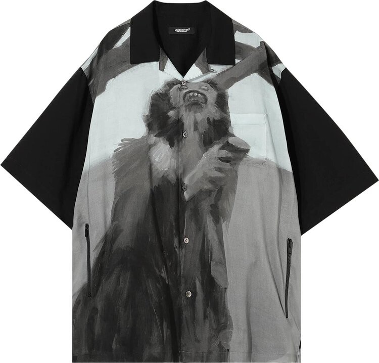

Рубашка Undercover Print Polo 'Grey', серый