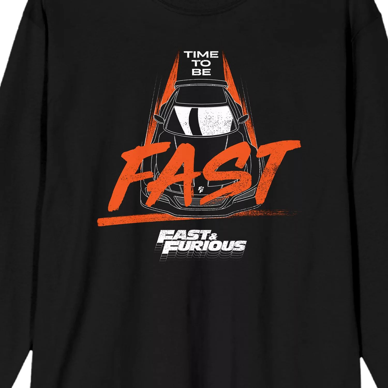 Мужская футболка с длинными рукавами The Fast And The Furious Time to Be Fast Licensed Character цена и фото
