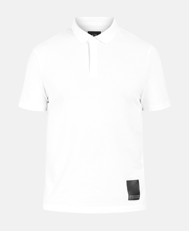 

Рубашка поло Armani Exchange, цвет Wool White