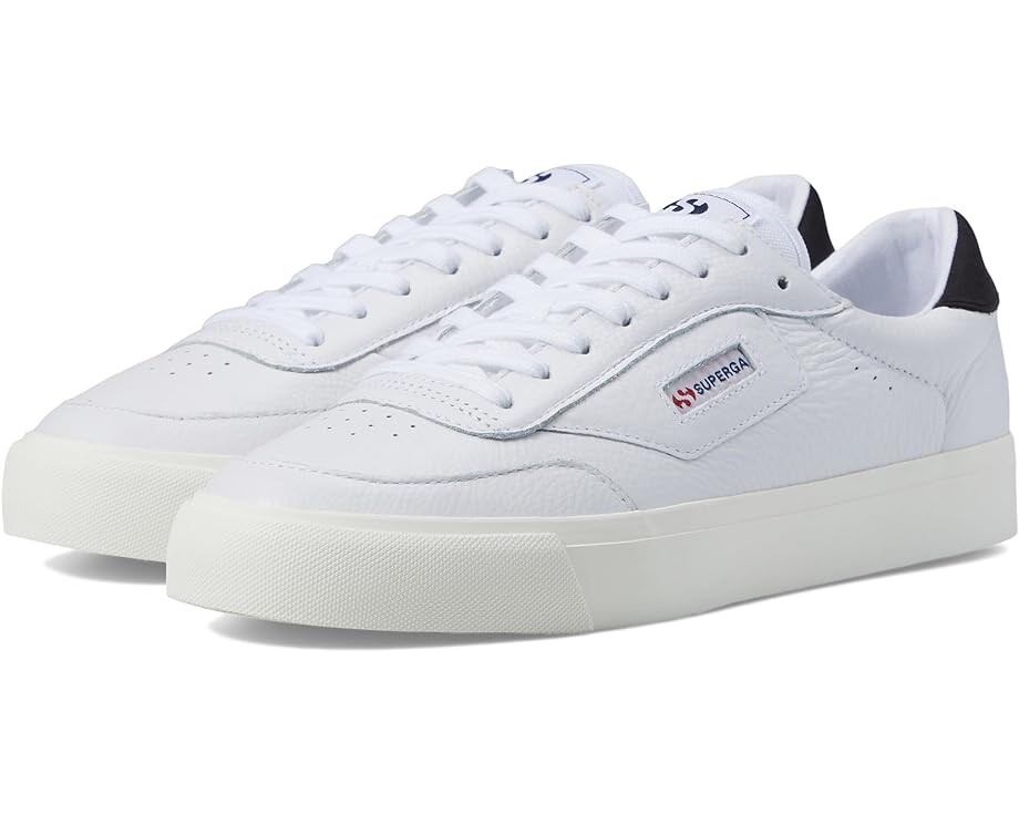 

Кроссовки Superga 3843 Court, цвет White/Bristol Black/Full Avorio