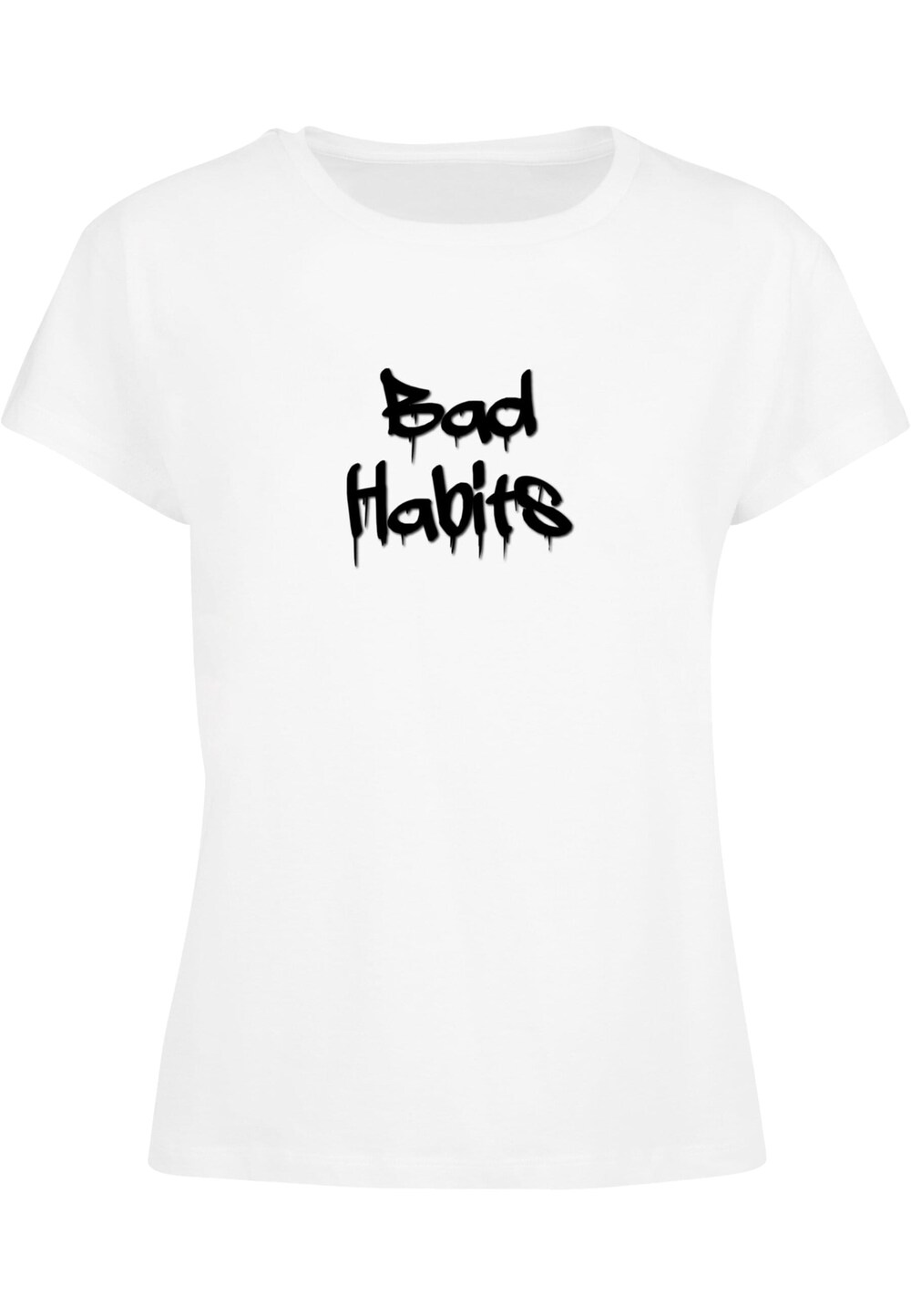 Рубашка Merchcode Bad Habits, белый wood w good habits bad habits