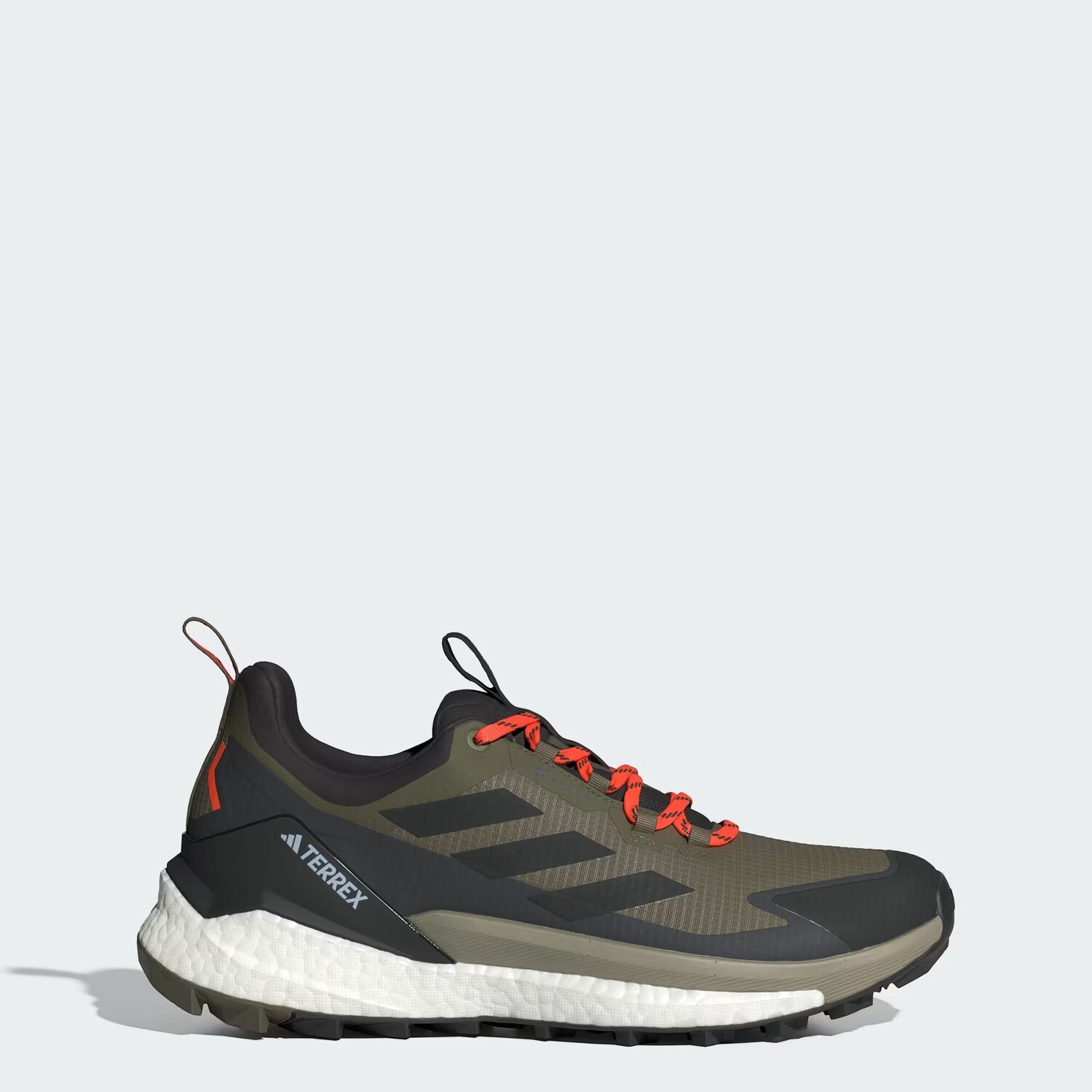 

Походные туфли Terrex Free Hiker 2.0 Low Gore-Tex Adidas, цвет Olive Strata/Core Black/Carbon