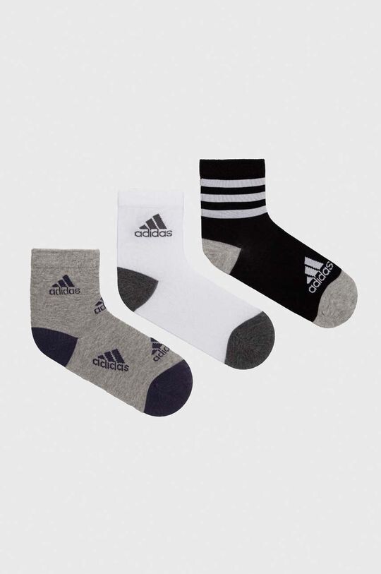 

3 пары детских носков adidas Performance, серый