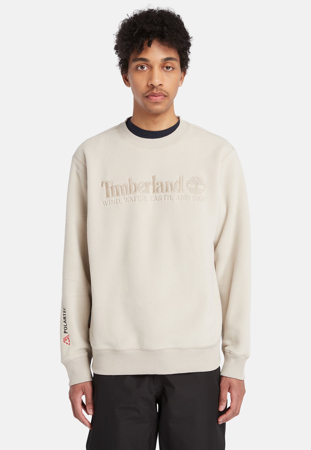 

Флисовая толстовка Crew Neck And Polartec 200 Series Timberland, цвет island fossil