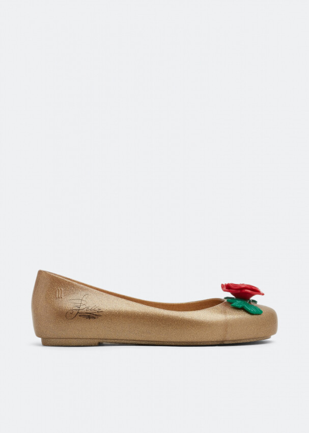 

Балетки Melissa Disney Princess Ballerinas, металлик