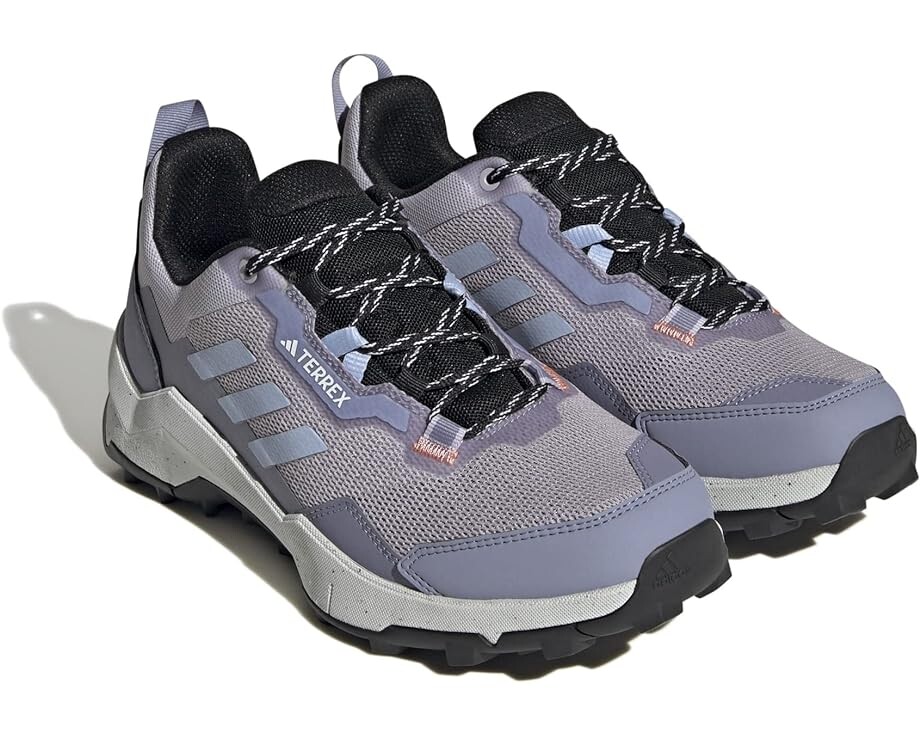 

Походные ботинки Adidas Terrex AX4, цвет Silver Violet/Blue Dawn/Solar Gold