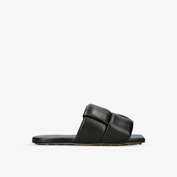 

Сандалии из кожи с плетением интреччато Bottega Veneta, черный