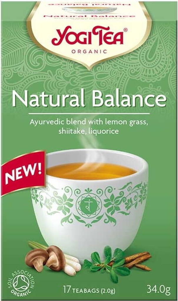 

ЧАЙ НАТУРАЛЬНЫЙ БАЛАНС С ШИИТАКЕ (17 х 2 г) 34 г - YOGI TEA