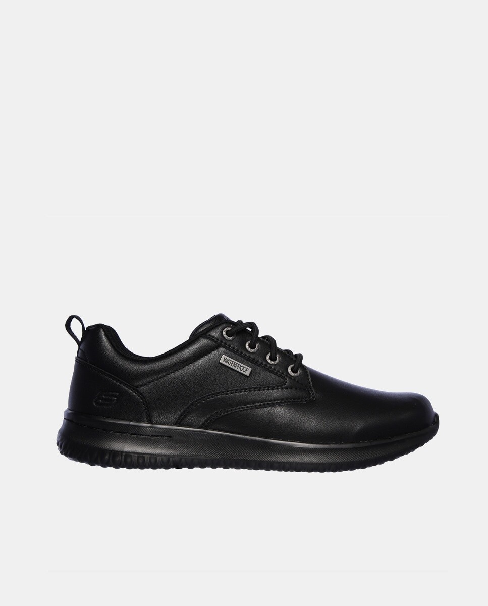

Мужские кроссовки Sport Delson с низкой водонепроницаемостью Skechers, черный