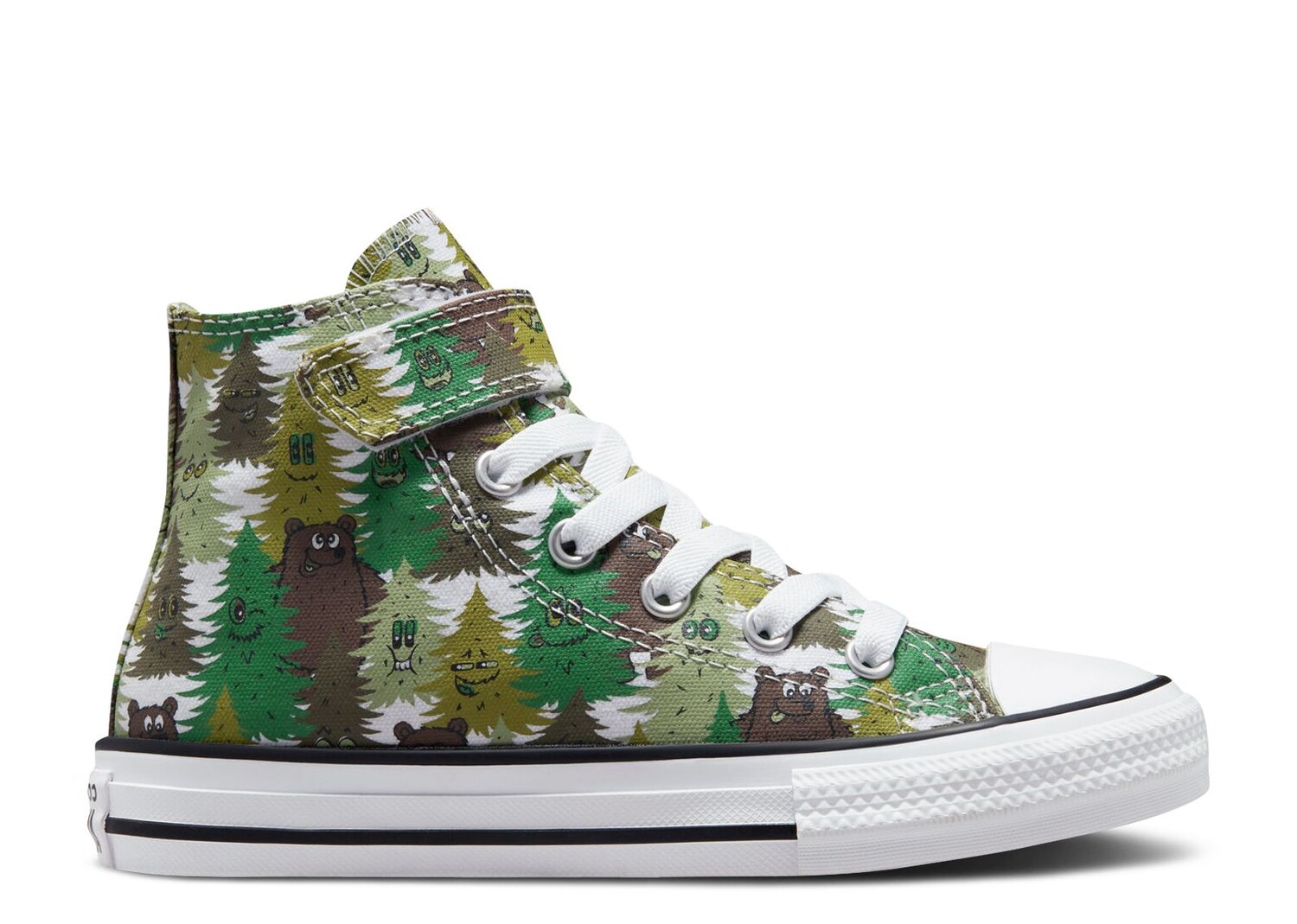 

Кроссовки Converse Chuck Taylor All Star Easy-On High Ps 'Forest Camo', зеленый