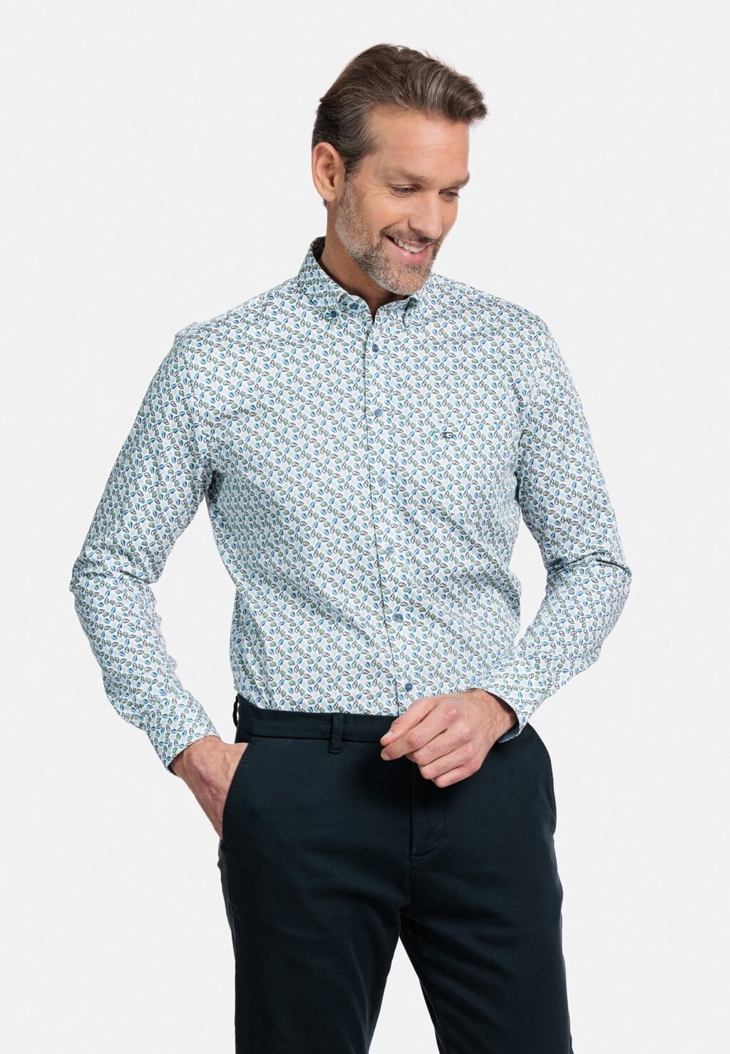 

Рубашка GIORDANO, цвет print green