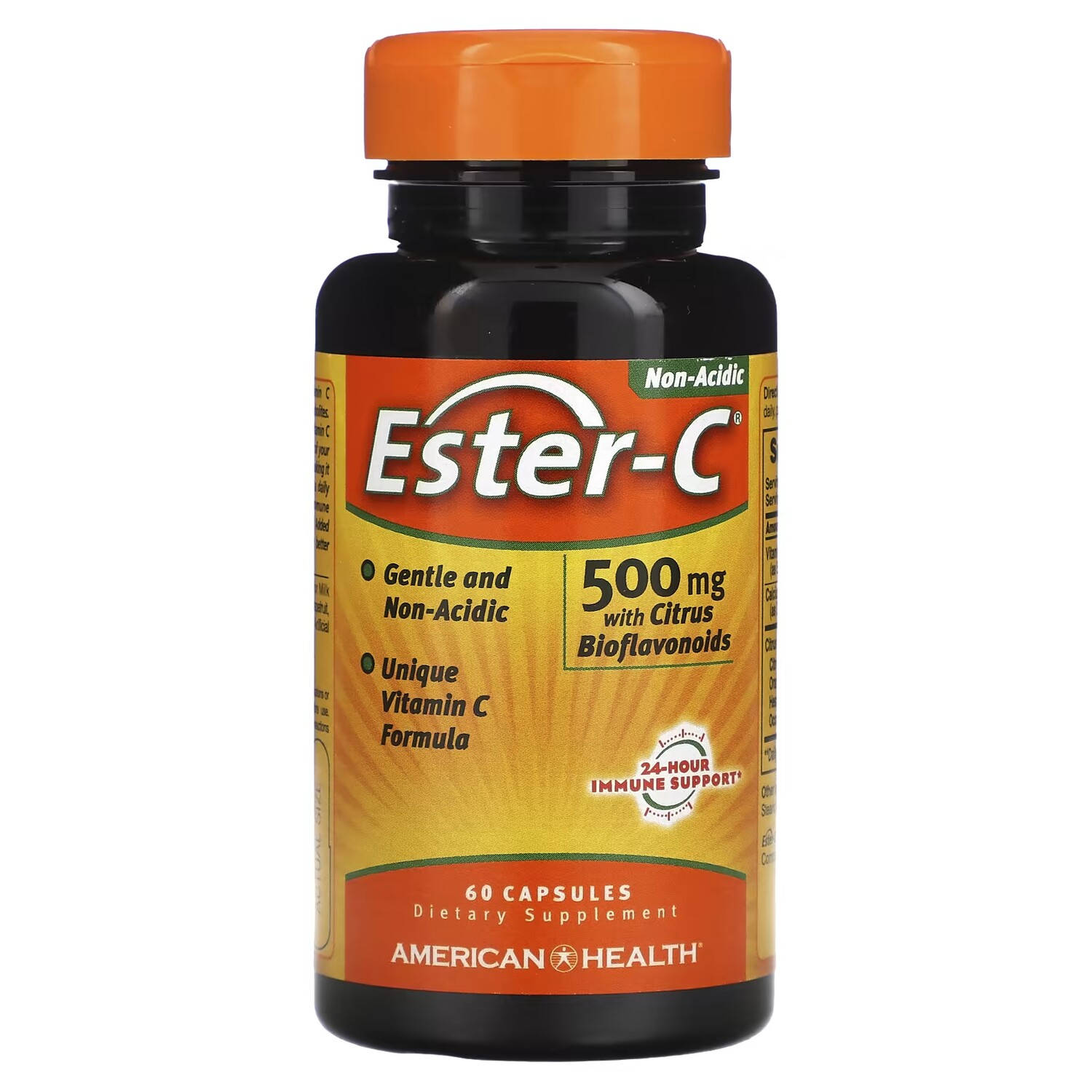 

Пищевая добавка American Health Ester-C с цитрусовыми биофлавоноидами, 60 капсул