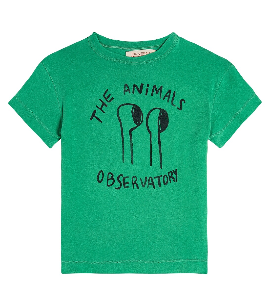

Хлопковая футболка с принтом петуха The Animals Observatory, зеленый