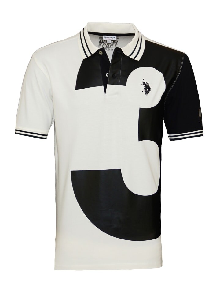 

Поло US Polo Assn Shirt No 3, белый
